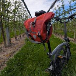 Adapter für Ortlieb Lenkertaschen am Brompton Sattel