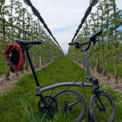 Adapter für Ortlieb Lenkertaschen am Brompton Sattel