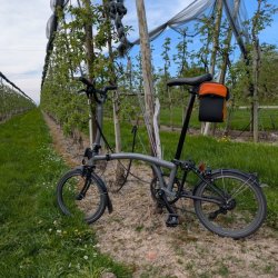 Adapter für Ortlieb Lenkertaschen am Brompton Sattel