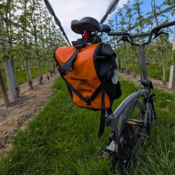 Aluminium Adapter für Ortlieb Fahrradtasche am Brompton