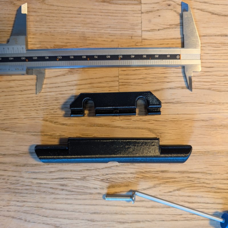 Sattel-Adapter Brompton Ortlieb – Frontansicht