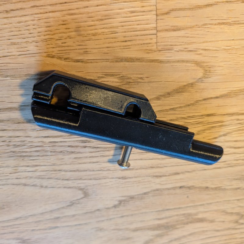Sattel-Adapter für Brompton Ortlieb – Seitenansicht