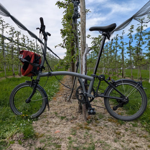 Lenkertaschen Adapter Brompton – Montageansicht Lenker