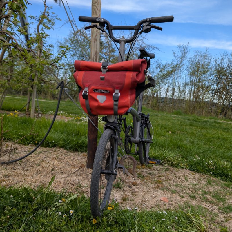Lenkertaschen Adapter Ortlieb Brompton – Detailansicht