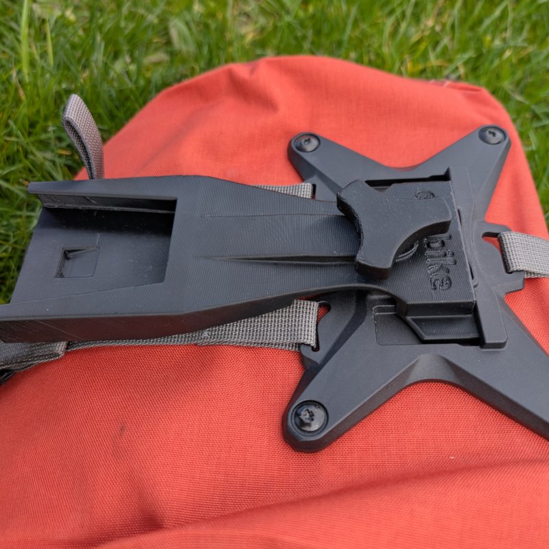 Lenkertaschen Adapter Brompton Ortlieb – Nahaufnahme Befestigung