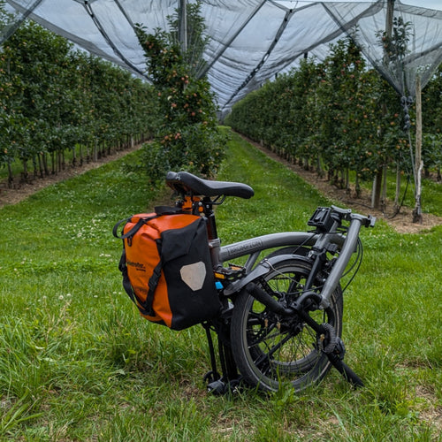 Sattel-Adapter Brompton – Seitenansicht montiert